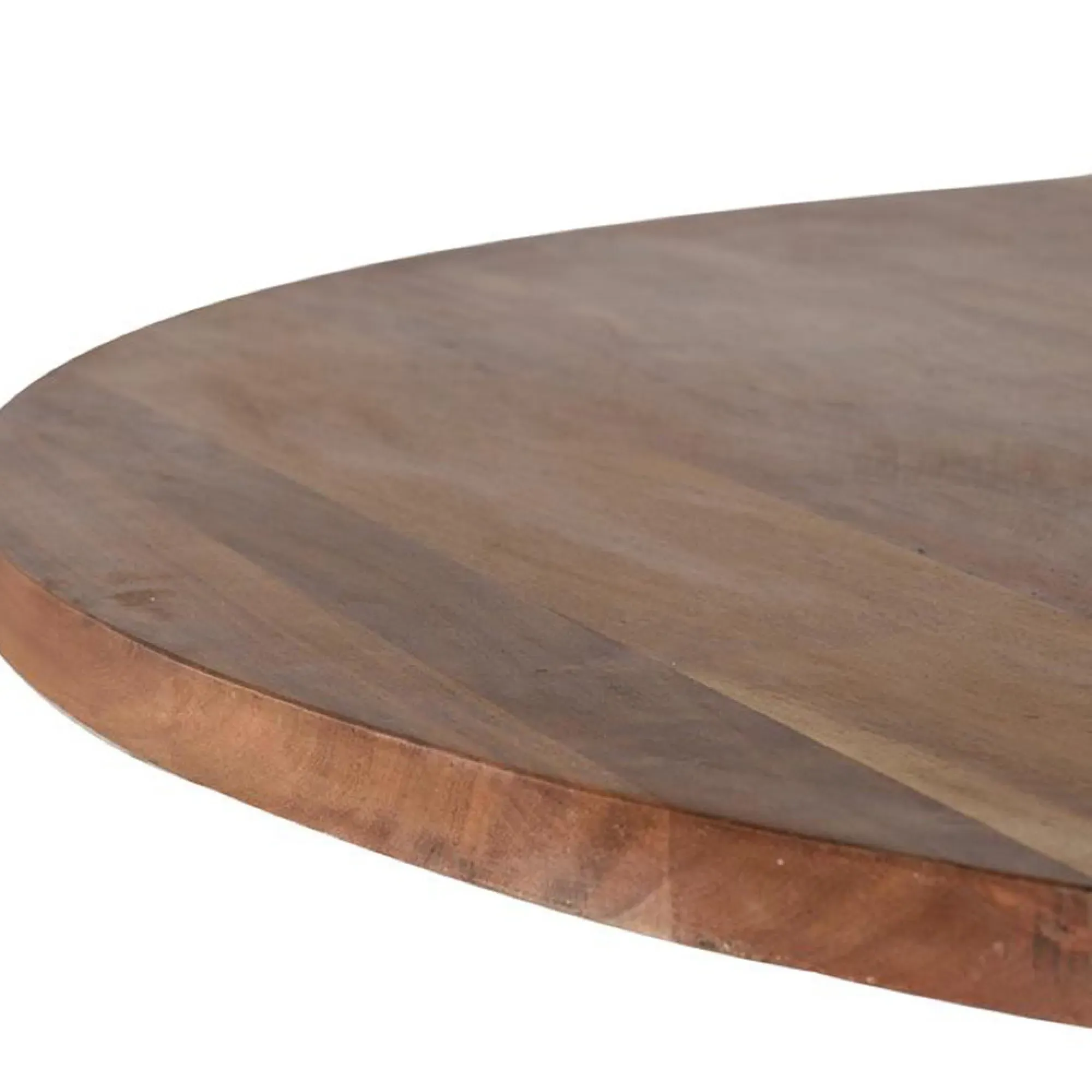 Monza 4 Seater Round Dining Table - Natural, Acacia Wood