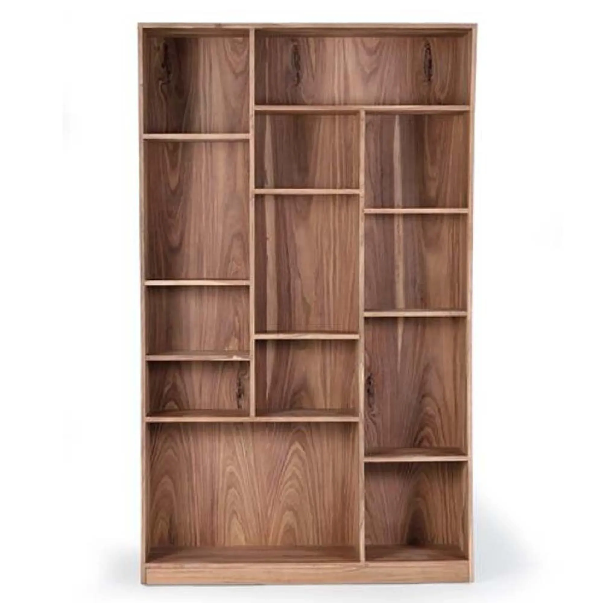 Monza Bookcase - Natural, Acacia Wood