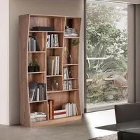 Monza Bookcase - Natural, Acacia Wood