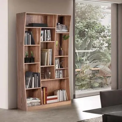Monza Bookcase - Natural, Acacia Wood image