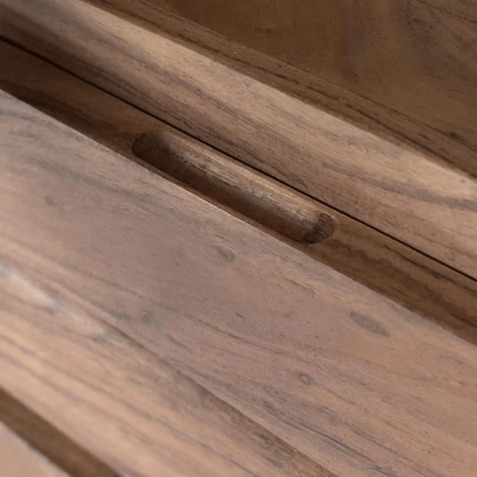 Monza Narrow Display Cabinet - Natural, Acacia Wood