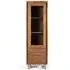 Monza Narrow Display Cabinet - Natural, Acacia Wood