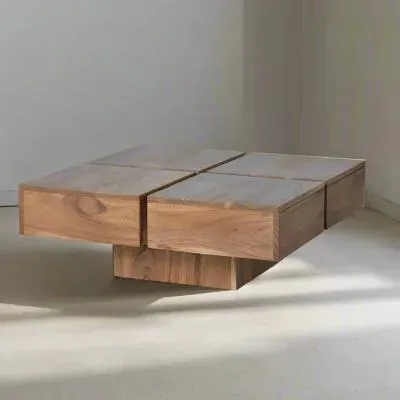 Monza Square Coffee Table - Natural, Acacia Wood image