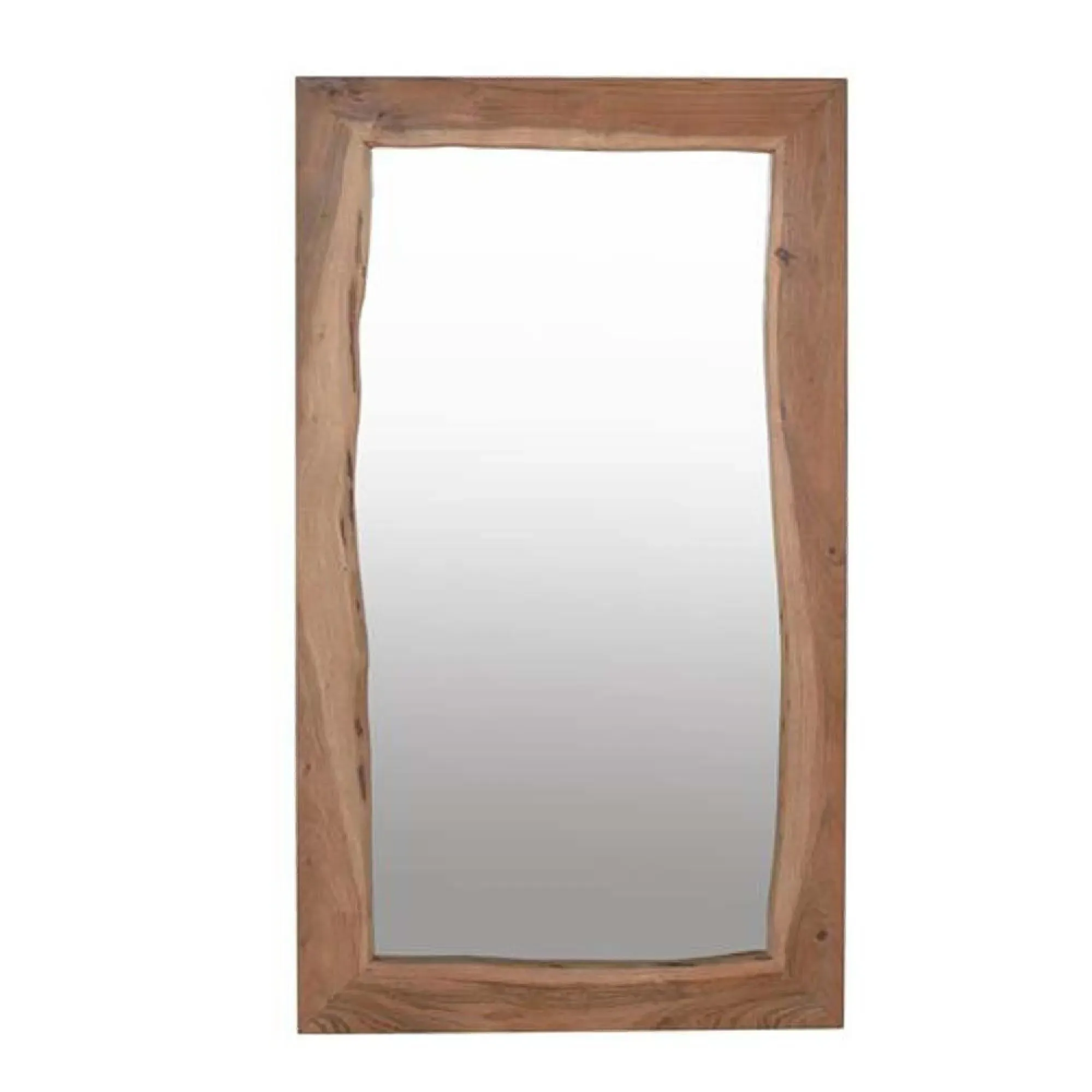 Monza Wall Mirror - Natural, Acacia Wood