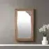Monza Wall Mirror - Natural, Acacia Wood