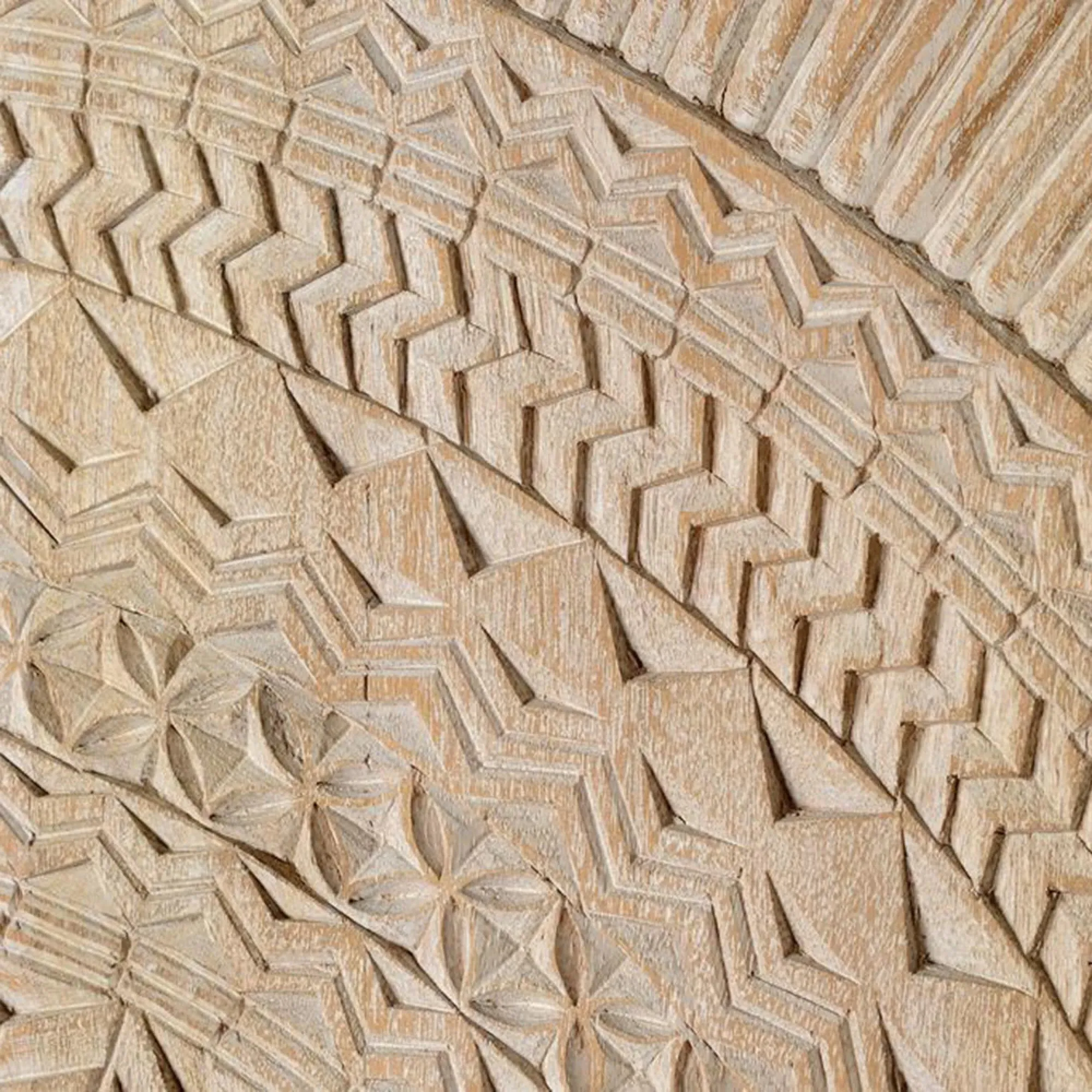 Nadia 2 Door Hall Cabinet - White, Mango Wood