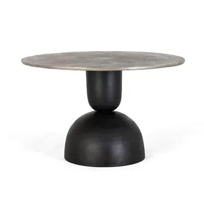 Narberth Round Coffee Table - Grey, Metal image