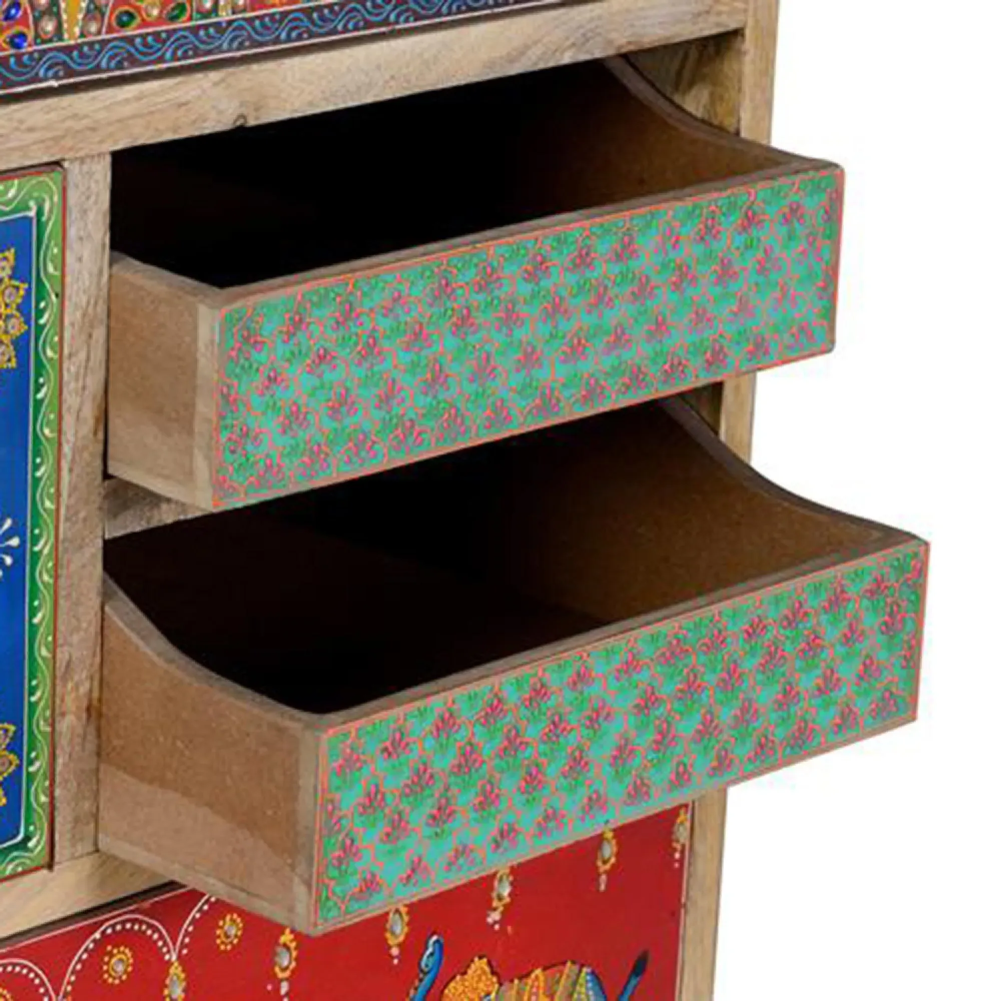 Nazlini Multi Drawer Wide Chest - Mango Wood