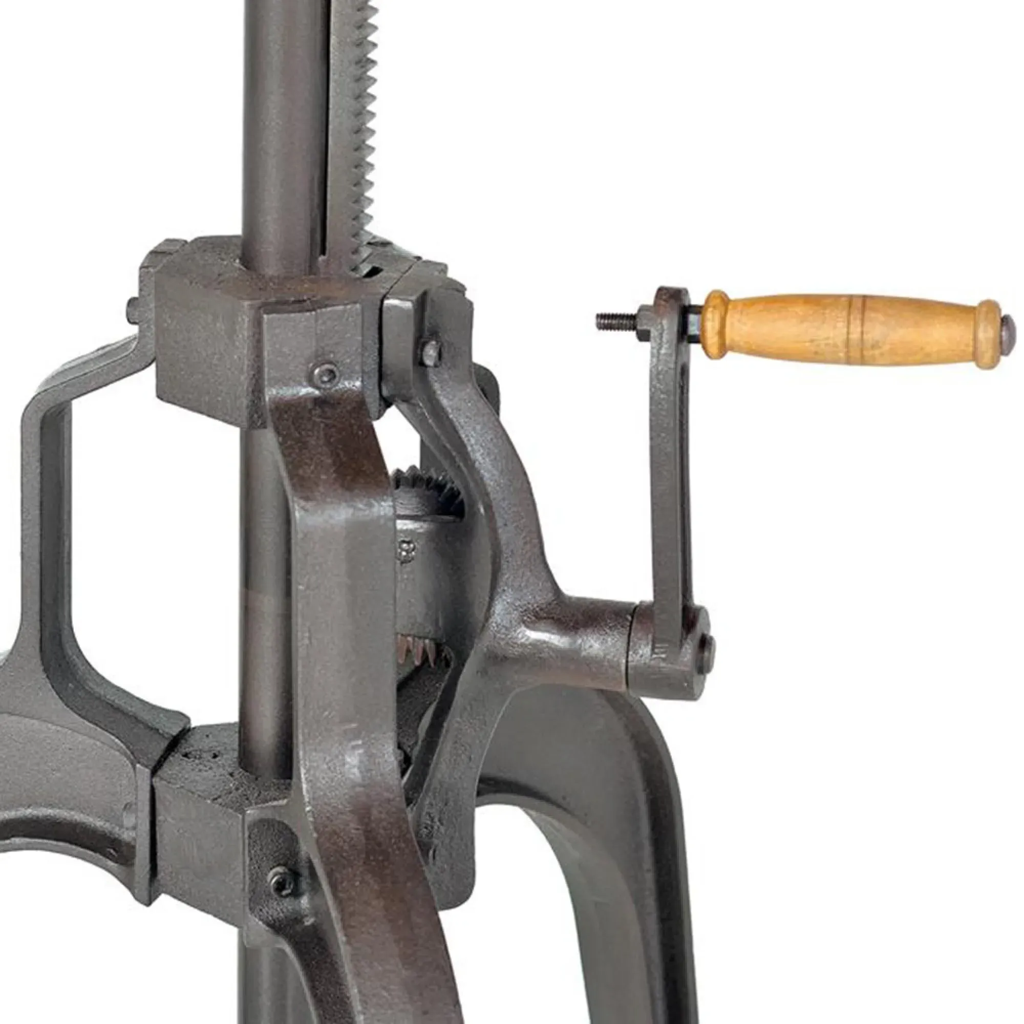 Negero Round Adjustable Coffee Table - Natural, Recycled Wood