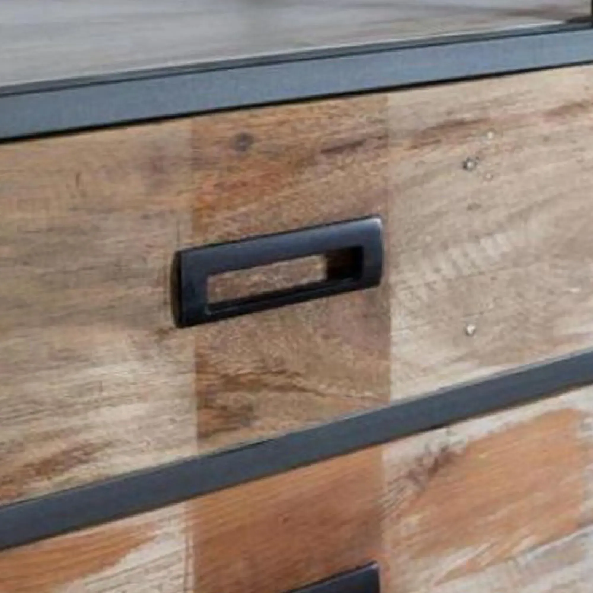 Netawaka Industrial Bookcase - Recycled Wood