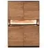 Niarada Acacia Wood 4 Door Tall Highboard - Natural