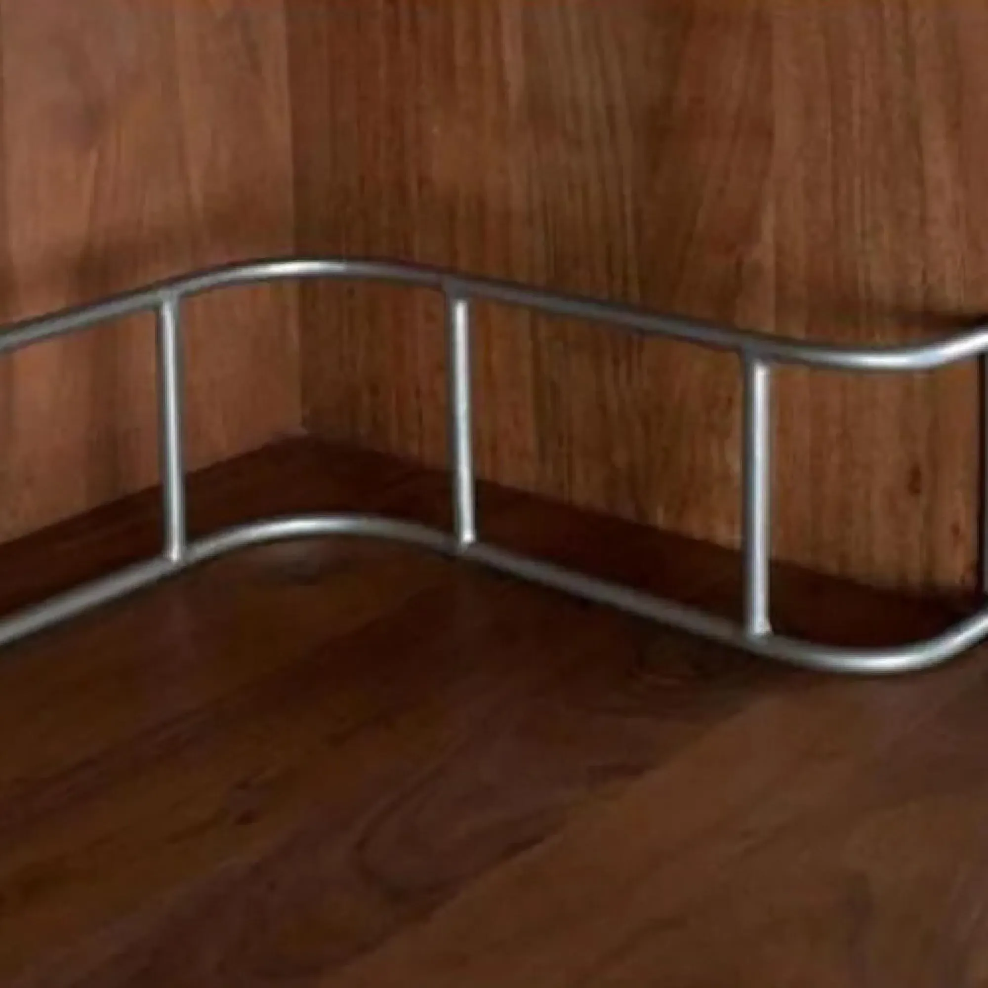 Niarada Curved 2 Door Bar Cabinet - Natural, Acacia Wood