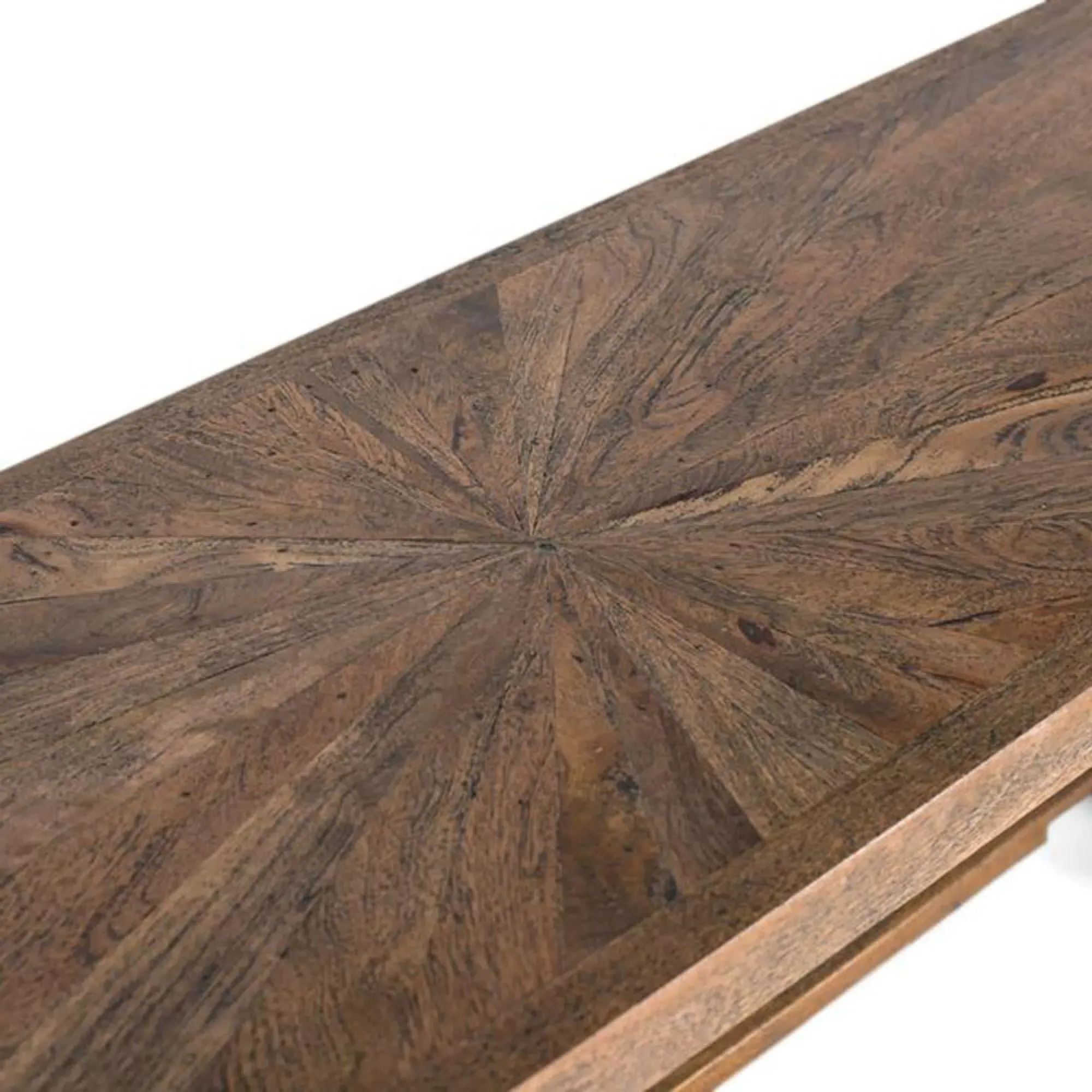 Noemi Large Dining Bench - Rustic, Mango Wood