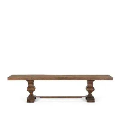 Noemi Large Dining Bench - Rustic, Mango Wood image