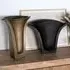 Nola Floral Metal Vase Set of 2 - Bronze, Brass