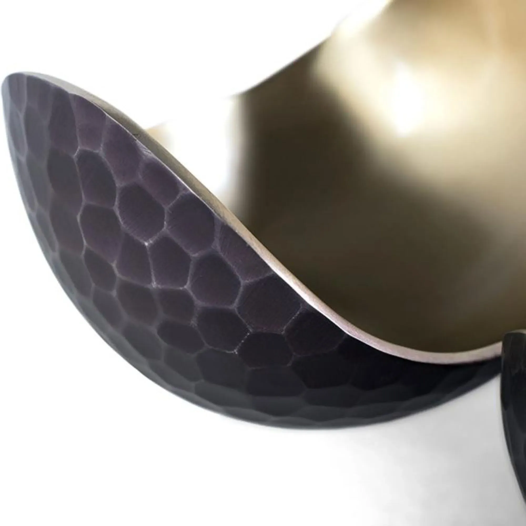 Nova Metal Bowl Set of 3 - Black, Gold