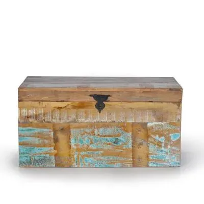 Oberland Storage Trunk - Natural, Recycled Wood image