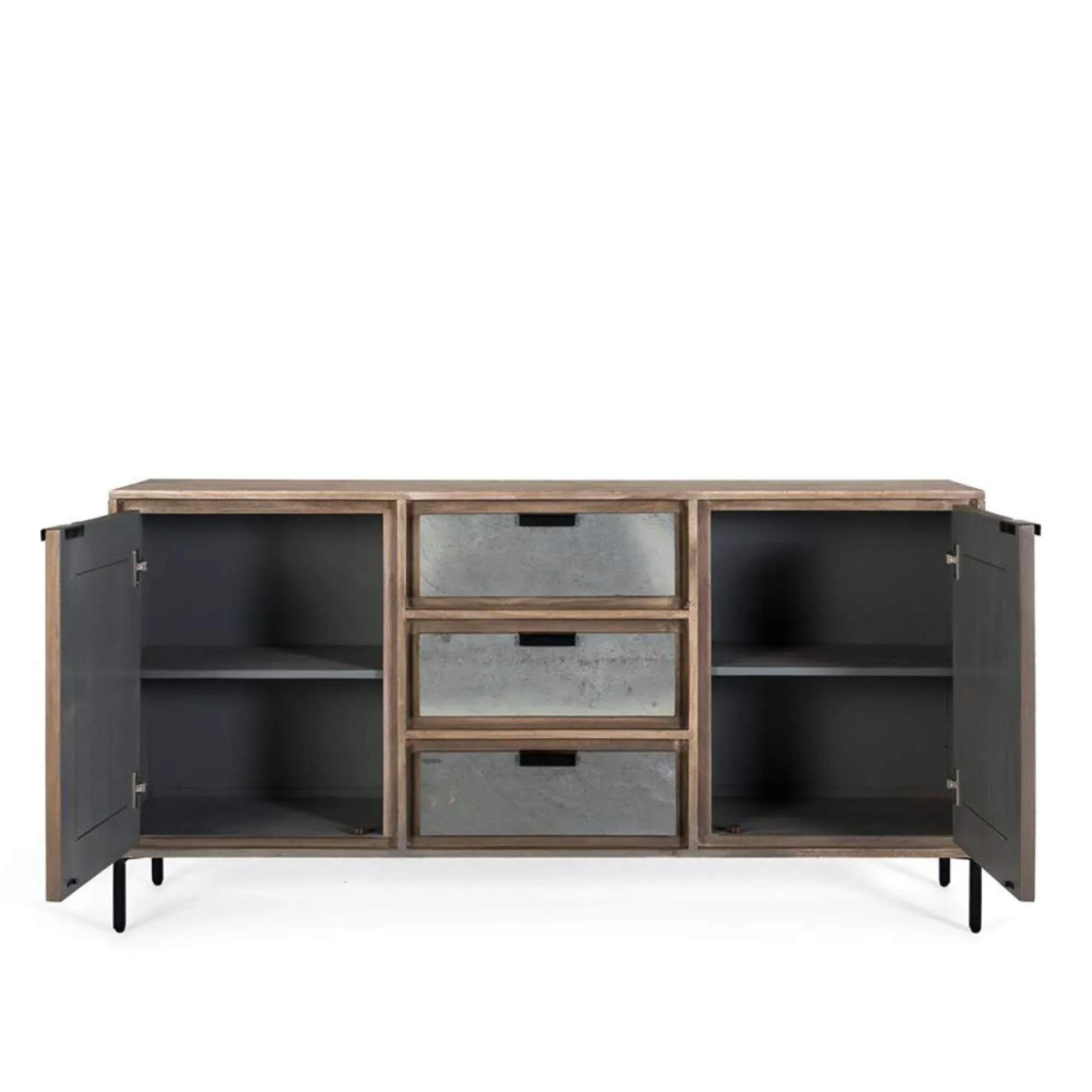 Olbia Large Sideboard - Rustic, Acacia Wood