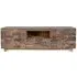 Omao Large TV Unit with Storage - Natural, Mango Wood