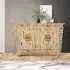 Oshteca 2 Door Medium Sideboard - Beige, Mango Wood