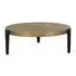 Oxwich Round Coffee Table - Gold, Metal