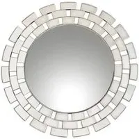 Oyampis Round Wall Mirror - Beveled Glass