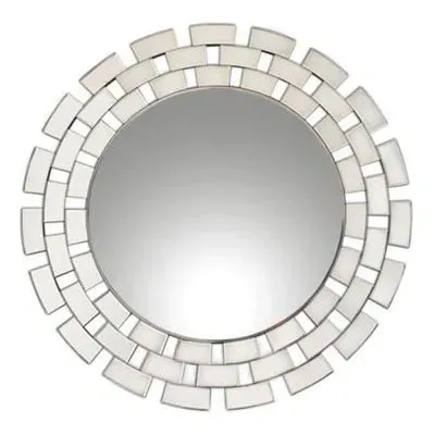 Oyampis Round Wall Mirror - Beveled Glass image