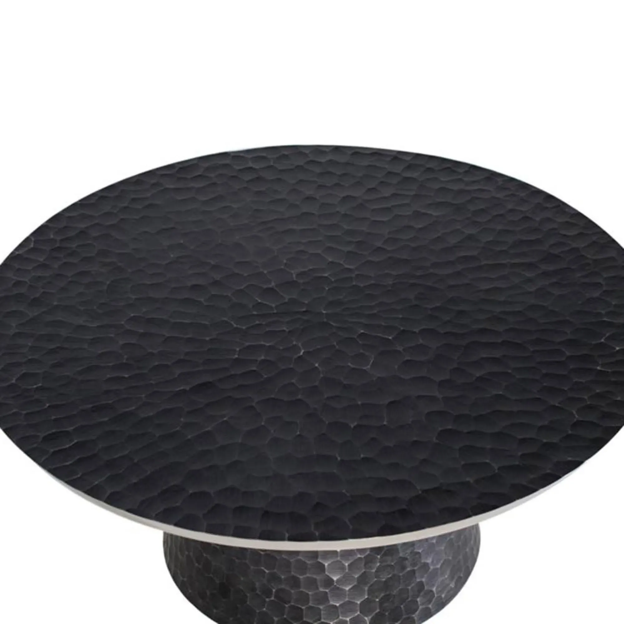 Palermo Round Large Coffee Table - Dark Grey, Metal