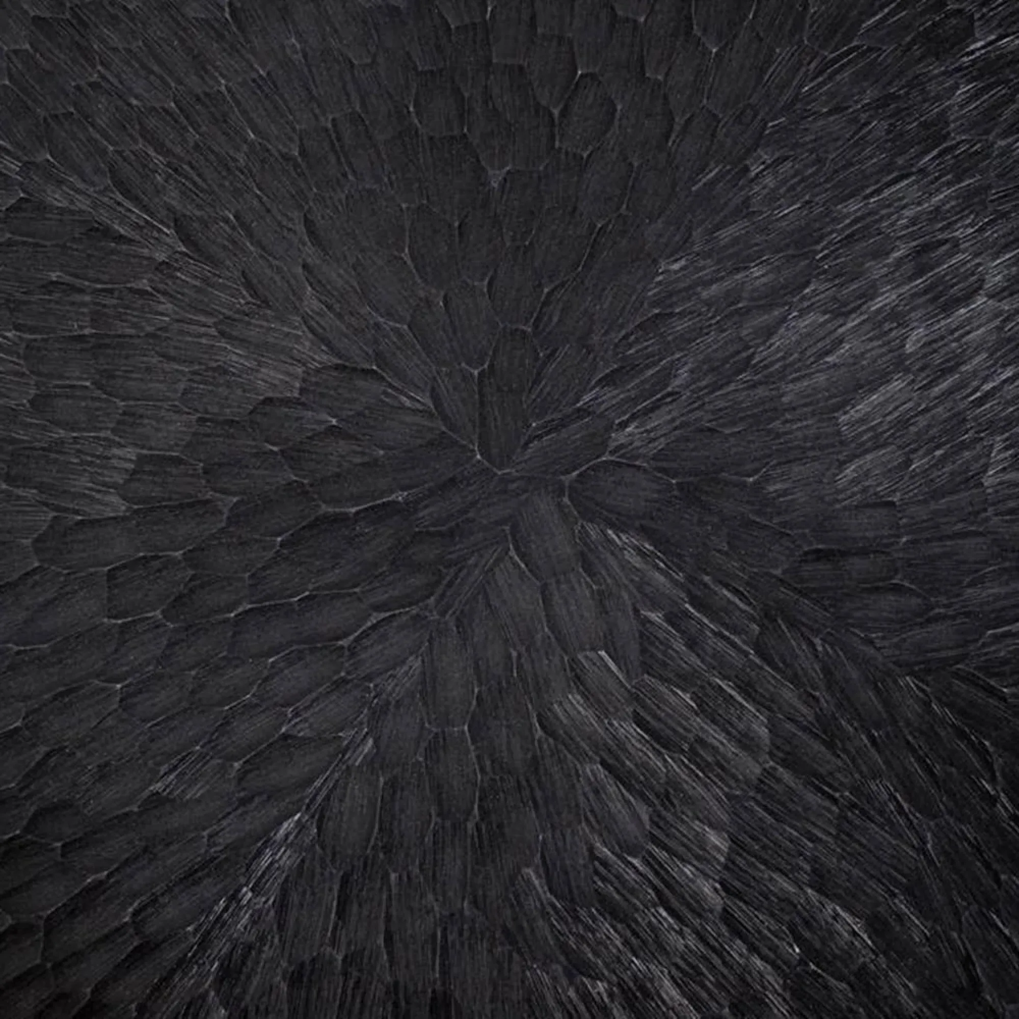 Palermo Round Large Coffee Table - Dark Grey, Metal