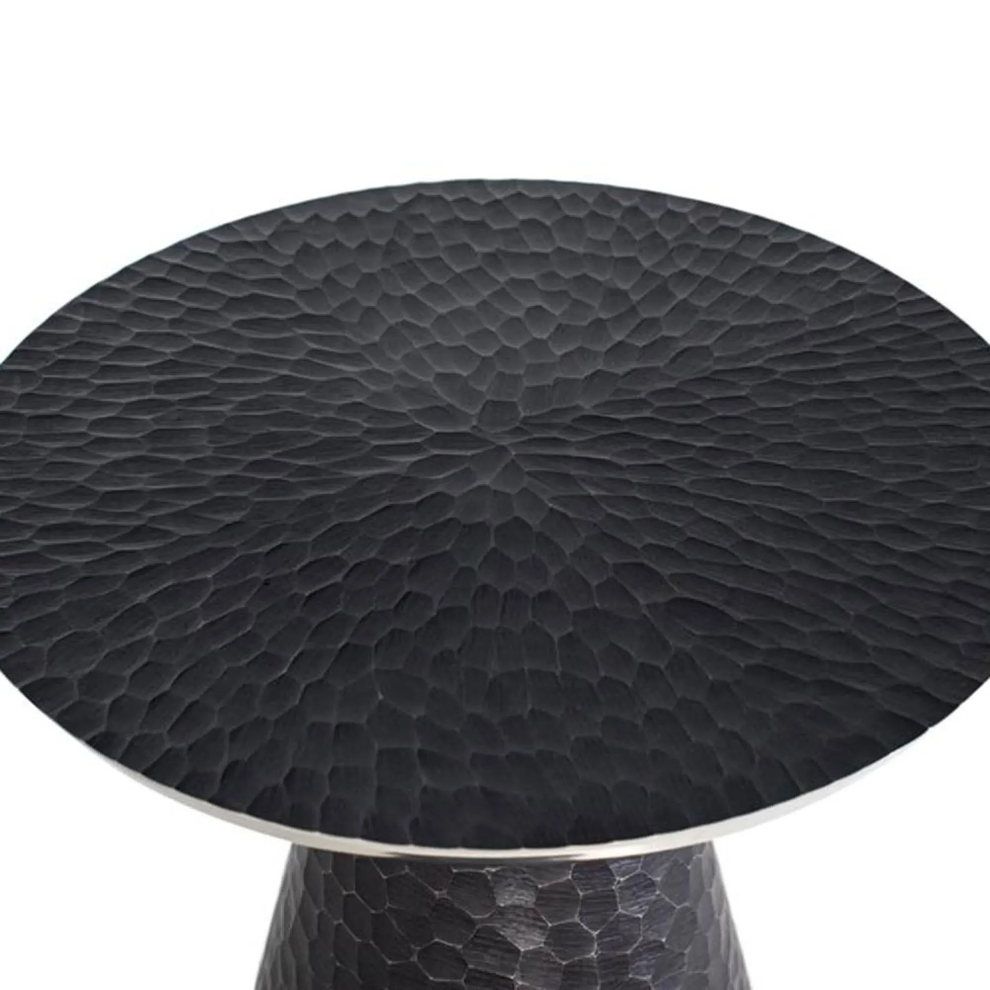 Palermo Round Small Coffee Table - Dark Grey, Metal