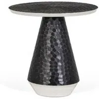 Palermo Round Small Coffee Table - Dark Grey, Metal