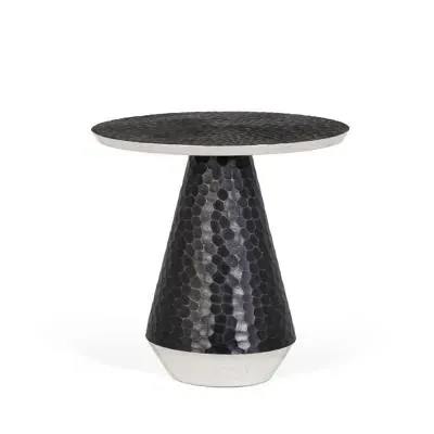 Palermo Round Small Coffee Table - Dark Grey, Metal image