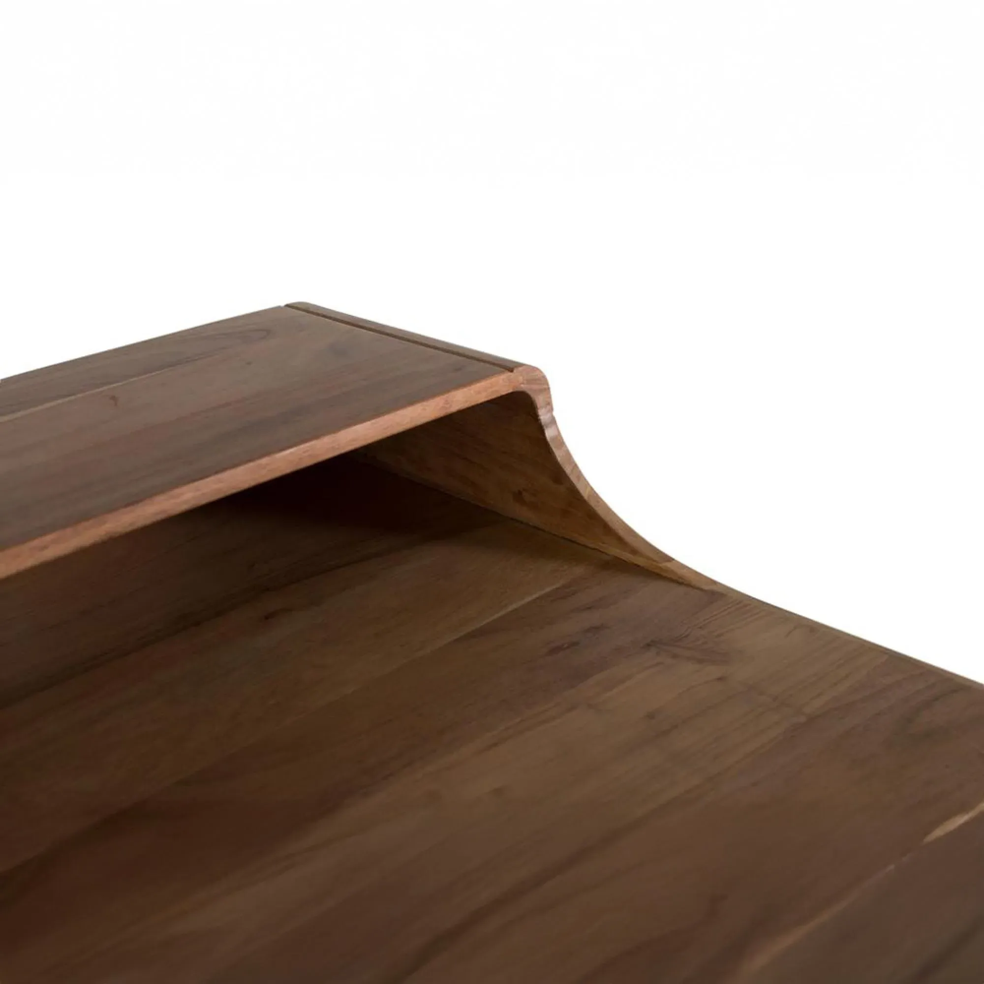 Pavia 3 Drawer Desk - Natural, Acacia Wood