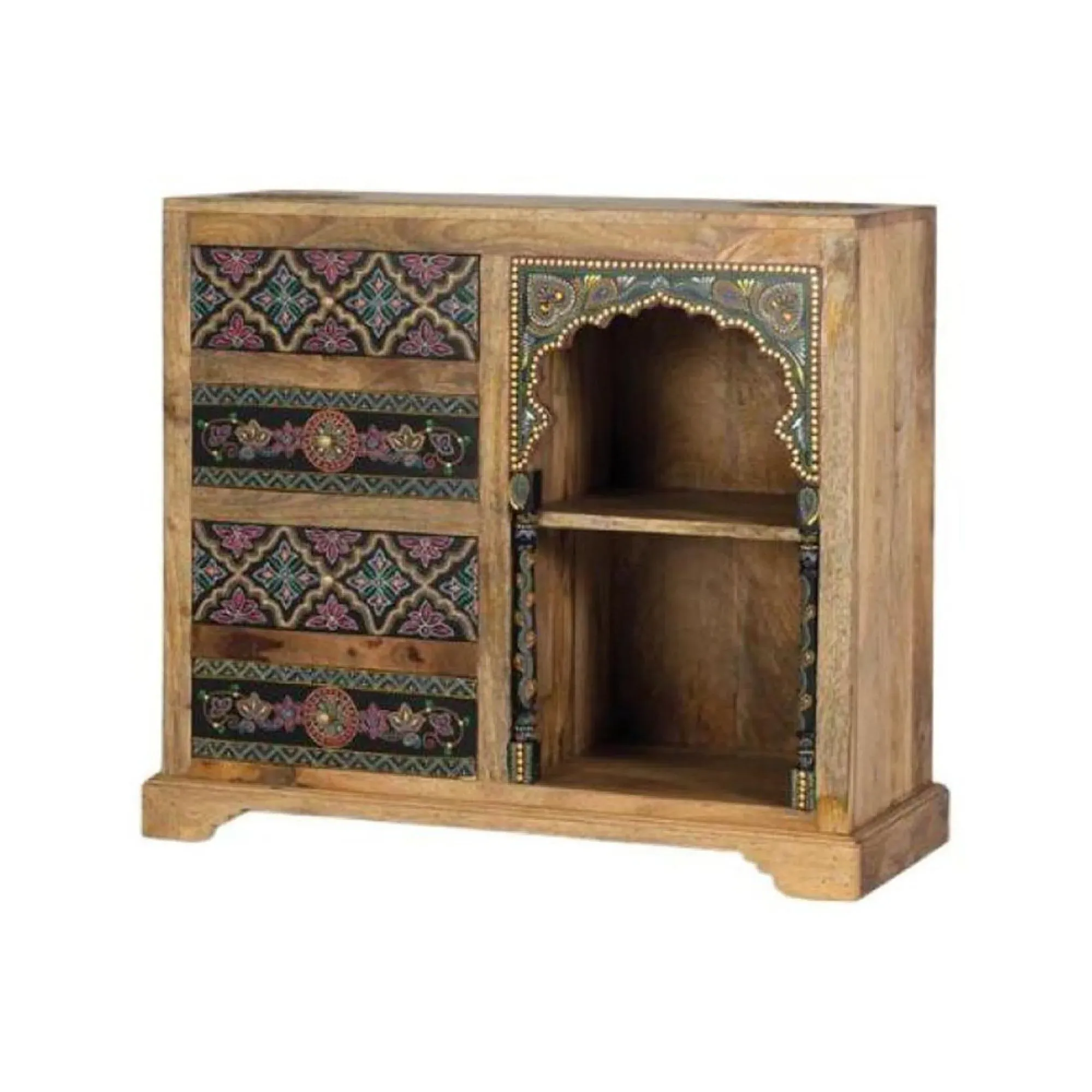 Pease 4 Drawer Hall Cabinet - Mango Wood