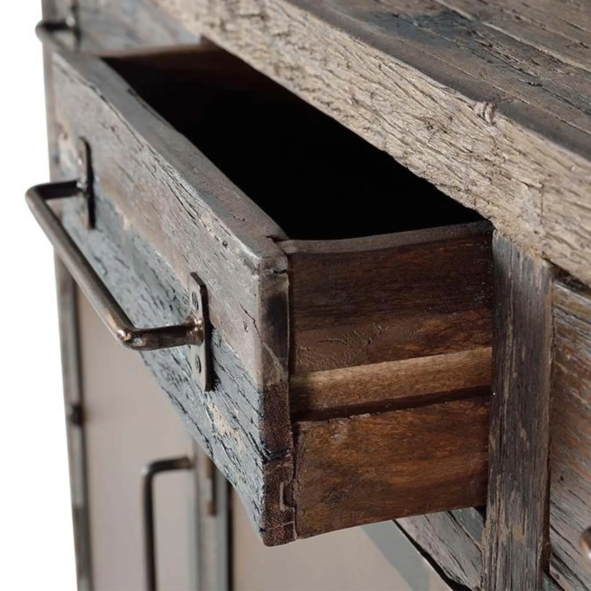 Pemberton 2 Door Medium Sideboard - Natural, Railway Wood