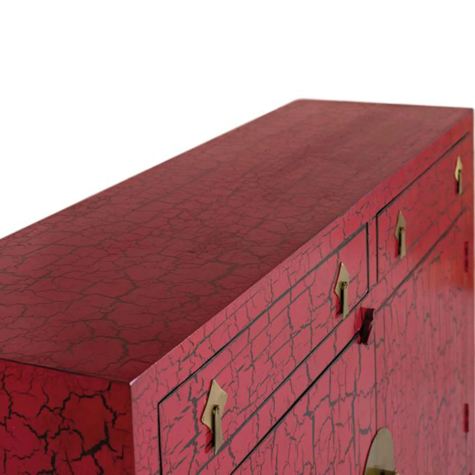 Pesaro 2 Door Medium Sideboard - Red, Mango Wood