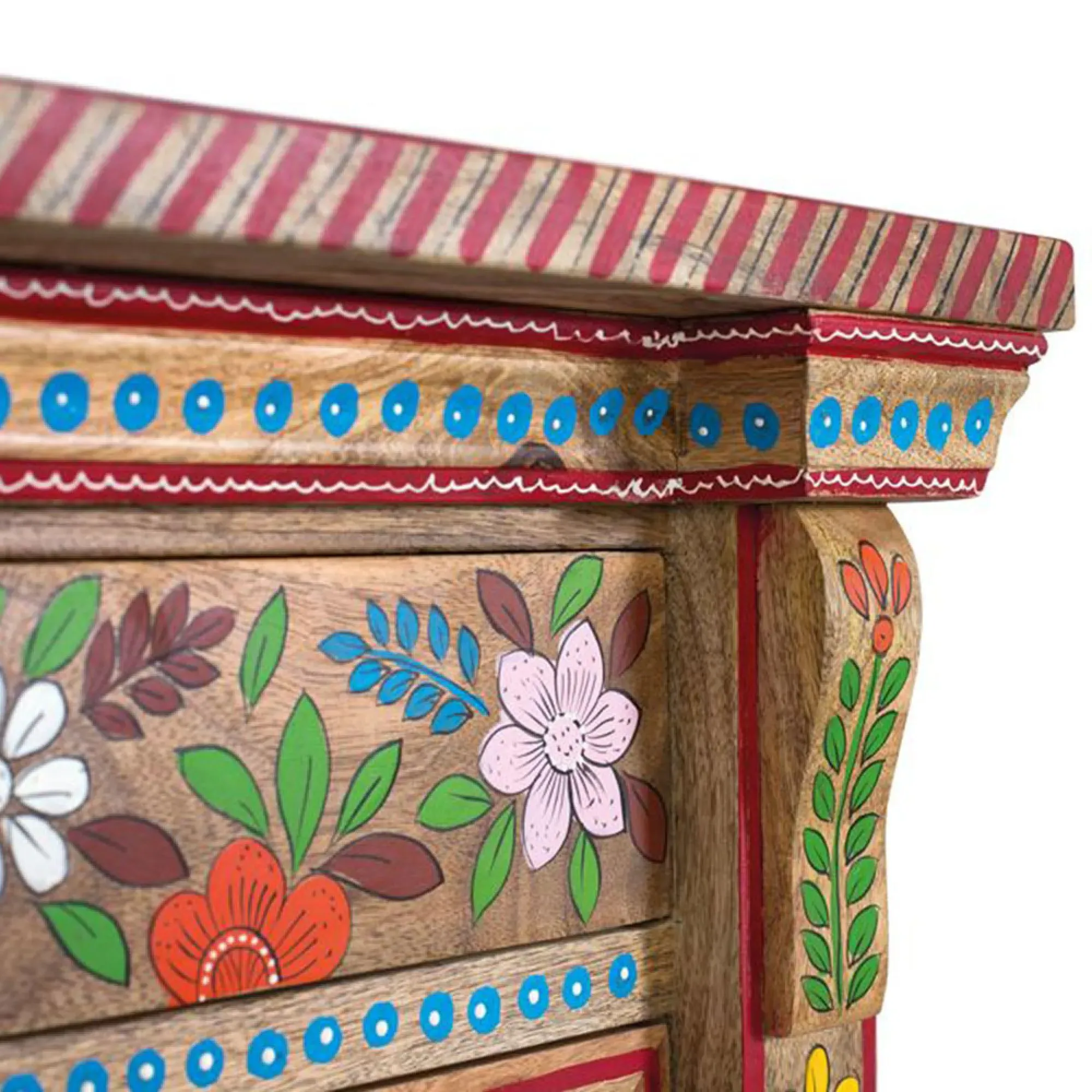 Pistoia 3 Drawer Chest - Natural, Mango Wood