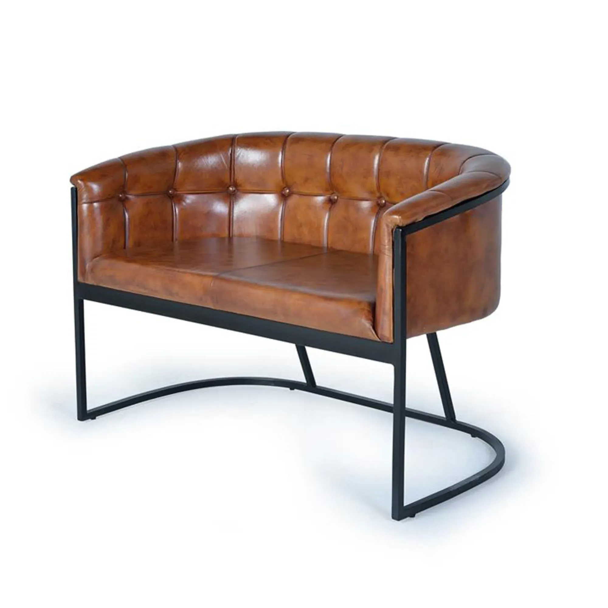 Quasqueton 2-Seater Sofa - Brown, Leather