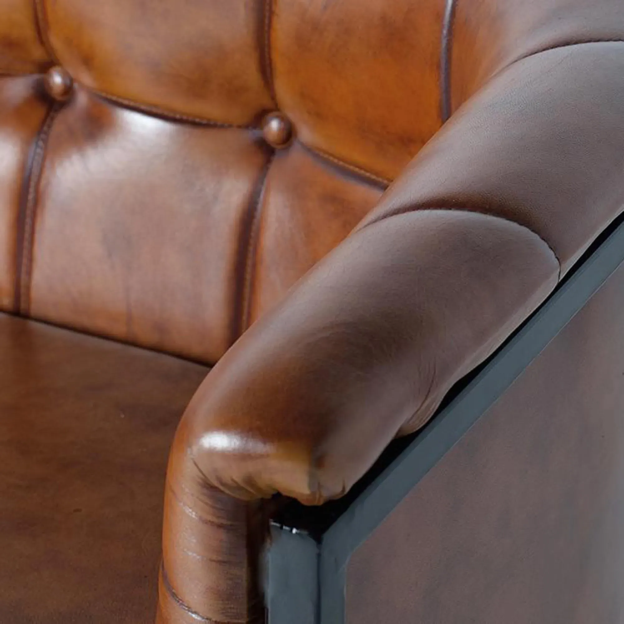 Quasqueton 2-Seater Sofa - Brown, Leather