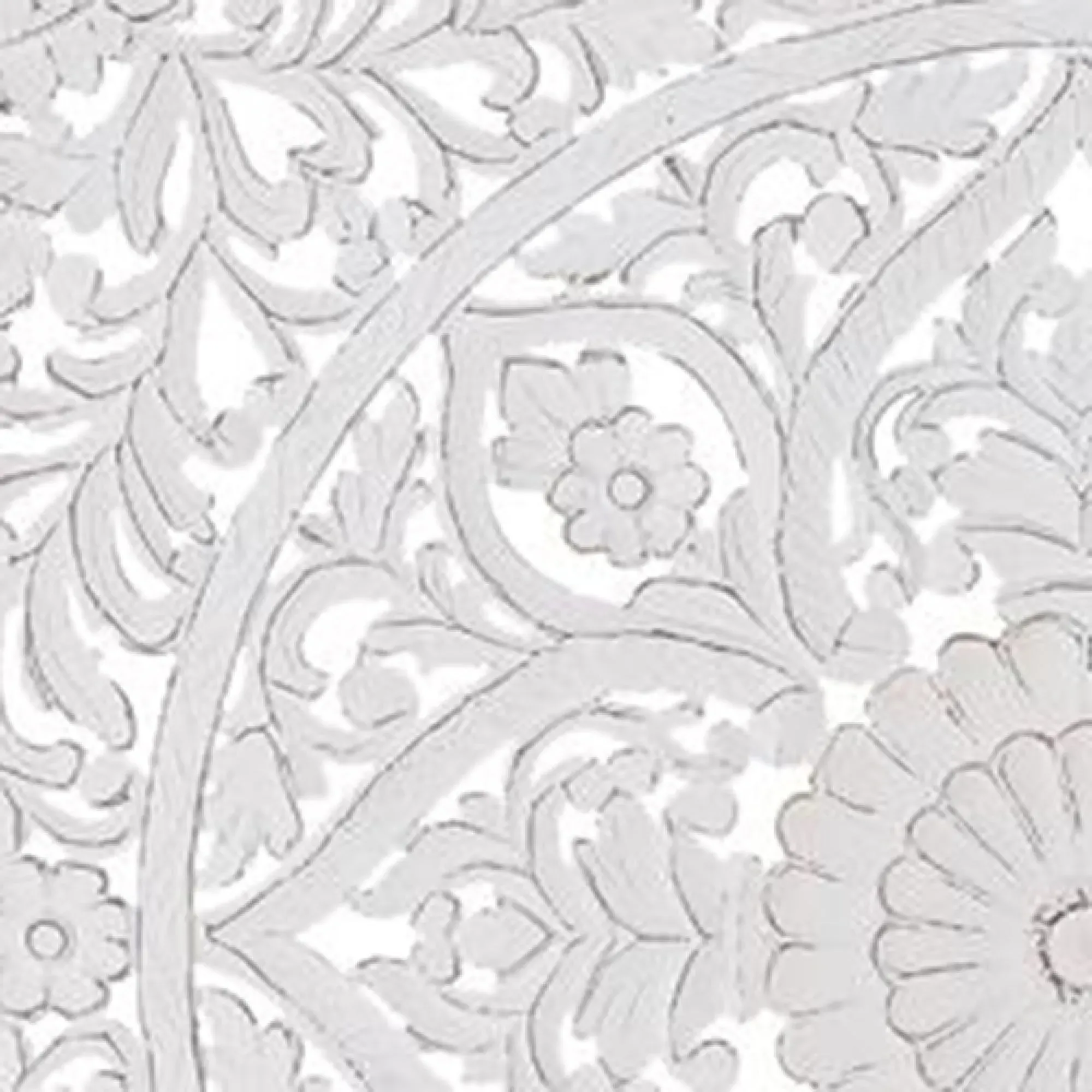 Radoyya Carved Wood Headboard - White