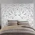 Radoyya Carved Wood Headboard - White