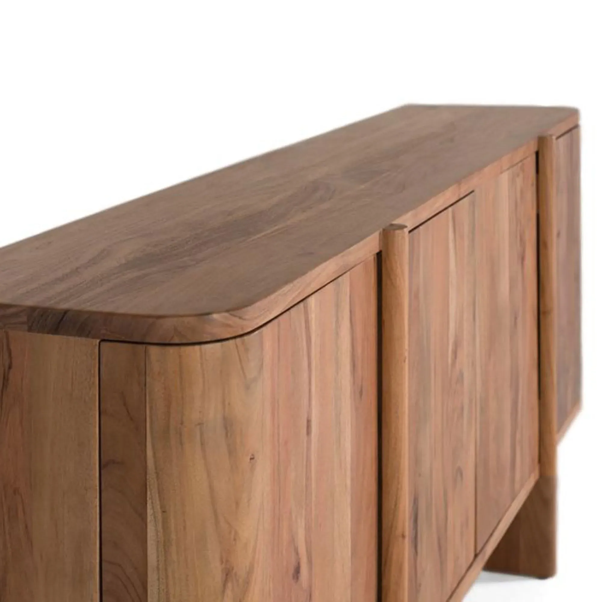 Ragusa 4 Door Large Sideboard - Natural, Acacia Wood