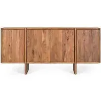 Ragusa 4 Door Large Sideboard - Natural, Acacia Wood
