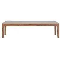 Randolph Padded Bench - Acacia Wood