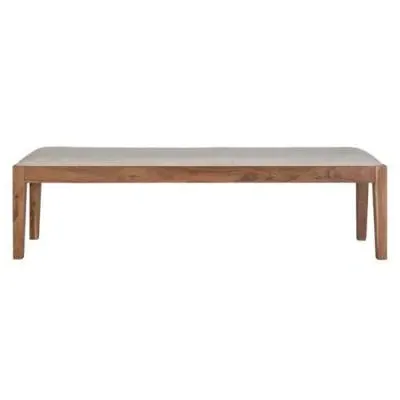 Randolph Padded Bench - Acacia Wood image