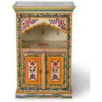 Raya 2 Door Bedside Cabinet - Mango Wood