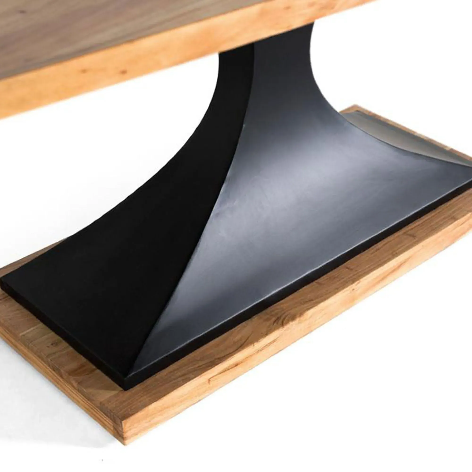 Raya 8-Seater Pedestal Dining Table - Natural, Acacia Wood