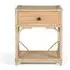 Revak 1 Drawer Bedside Table - Natural, Rattan
