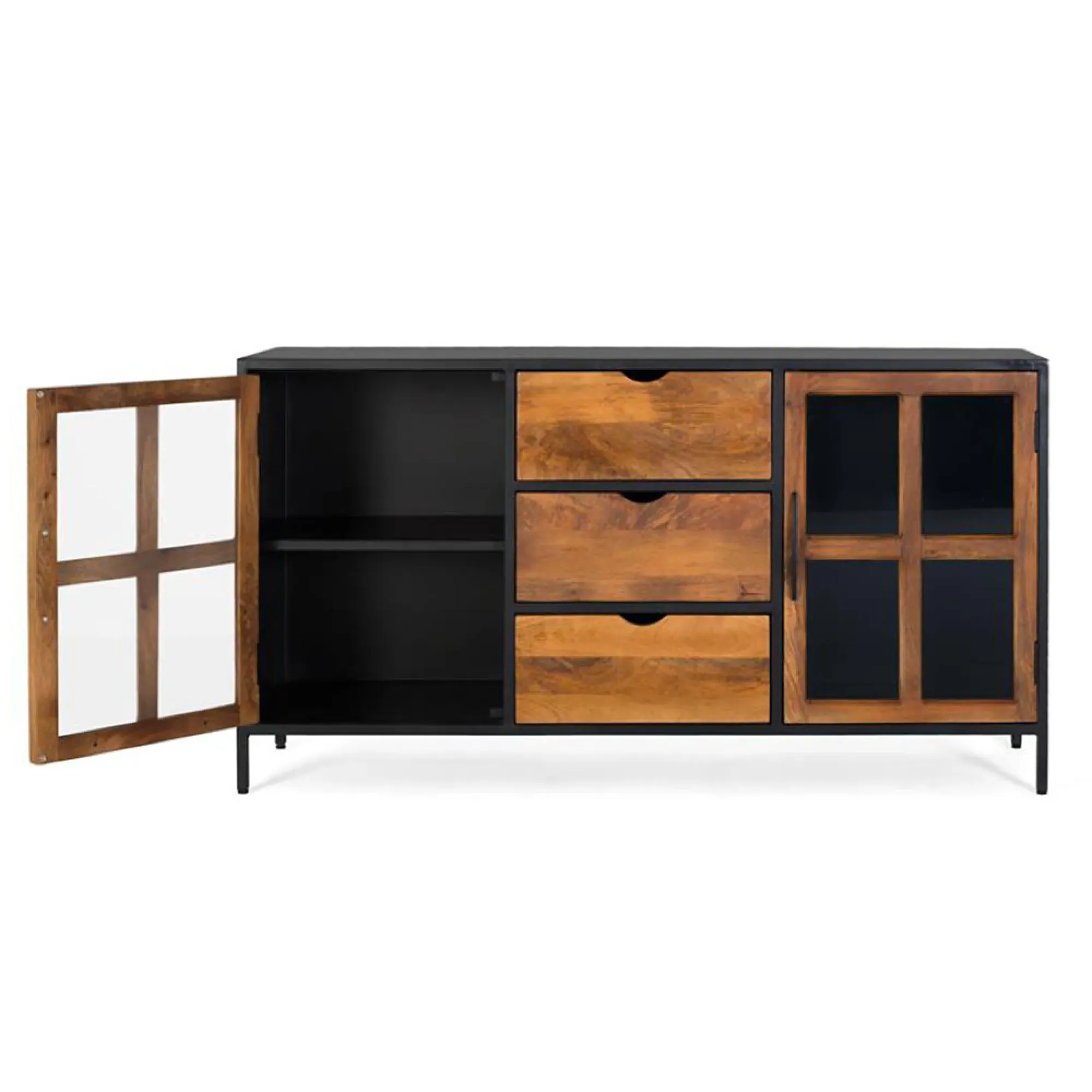 Rieti 2 Door Medium Sideboard - Natural, Mango Wood