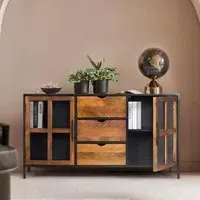 Rieti 2 Door Medium Sideboard - Natural, Mango Wood